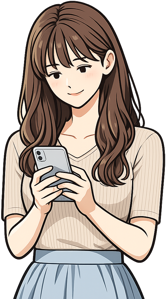 笑みを浮かべている女性