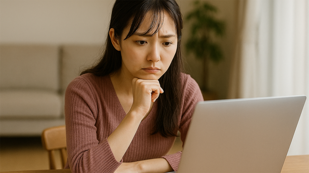 WEBデザイナースクールに費用を支払ってしまった女性