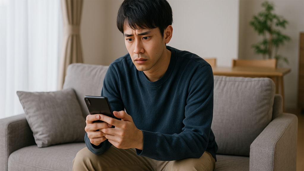 マッチングアプリを利用している男性