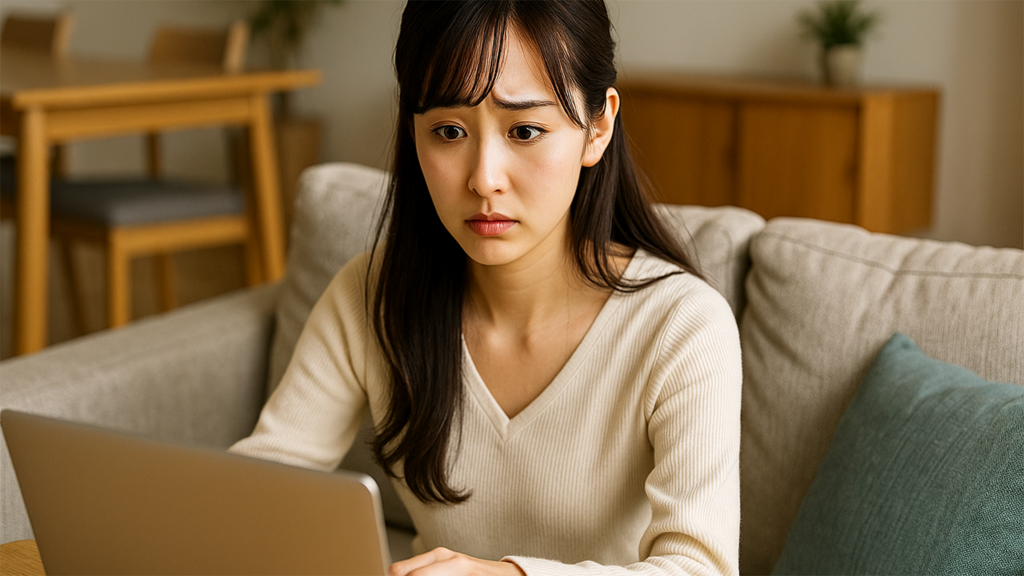 Webデザインスクールで損をした女性